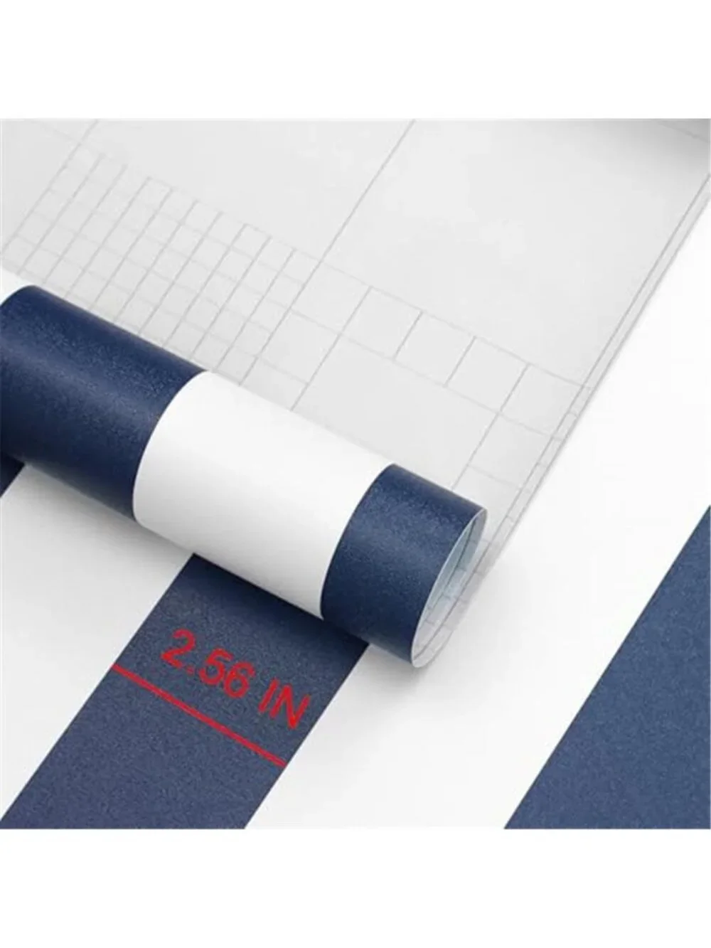 Blue White Striped Peel Stick Wallpaper Removable Self Adhesive Vinyl Roll